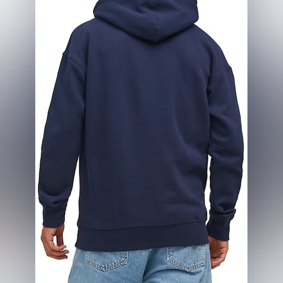 NWOT - Jack and Jones | Pullover Knit Hoodie - Medium - Blue - Picture 5 of 9